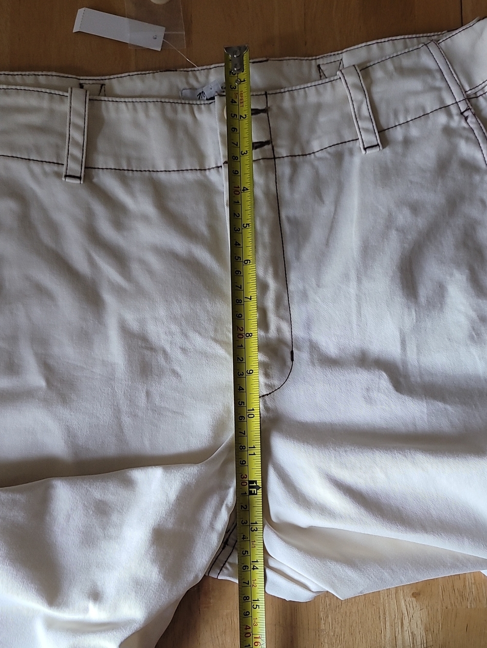 Madewell Button-tab Wide Leg Pants in Antique Cream - Picture 8 of 12